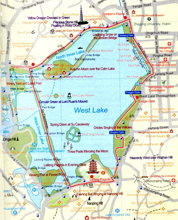 Original West Lake map